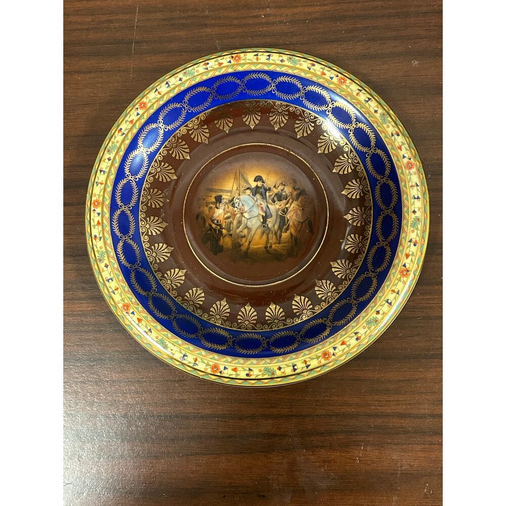 2 Small Brass Square Plates, 5.75 in, Made in India